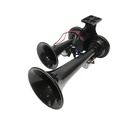 Claxon 2 trompete 12V/24V pentru compresor de aer