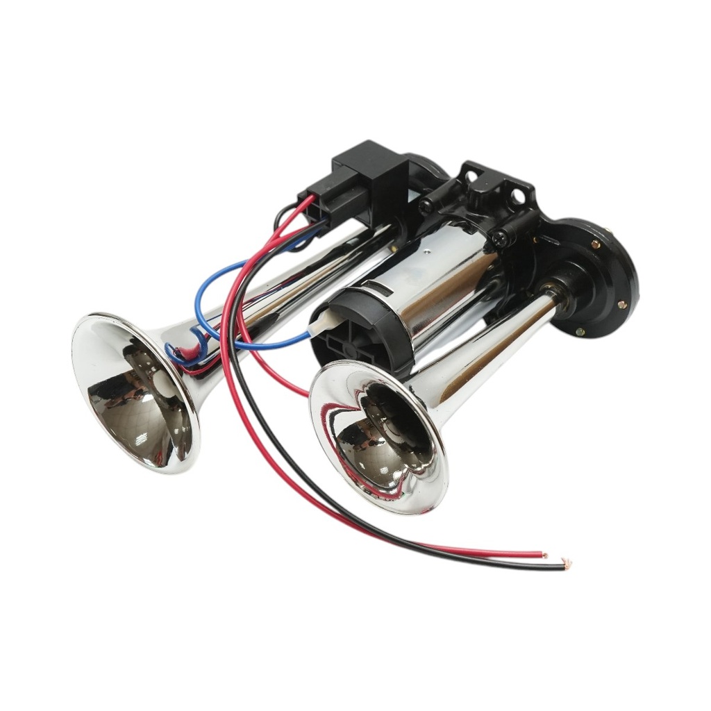 Claxon 2 trompete 12V cu compresor inclus