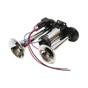 Claxon 2 trompete 12V cu compresor inclus