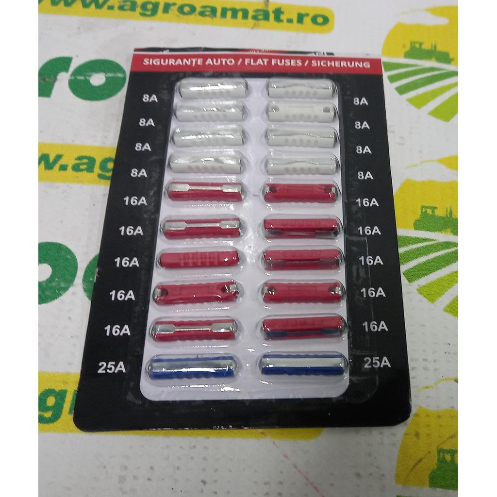 Sigurante Cilindrice 20 Buc 8x8A, 10x16A, 2x25A