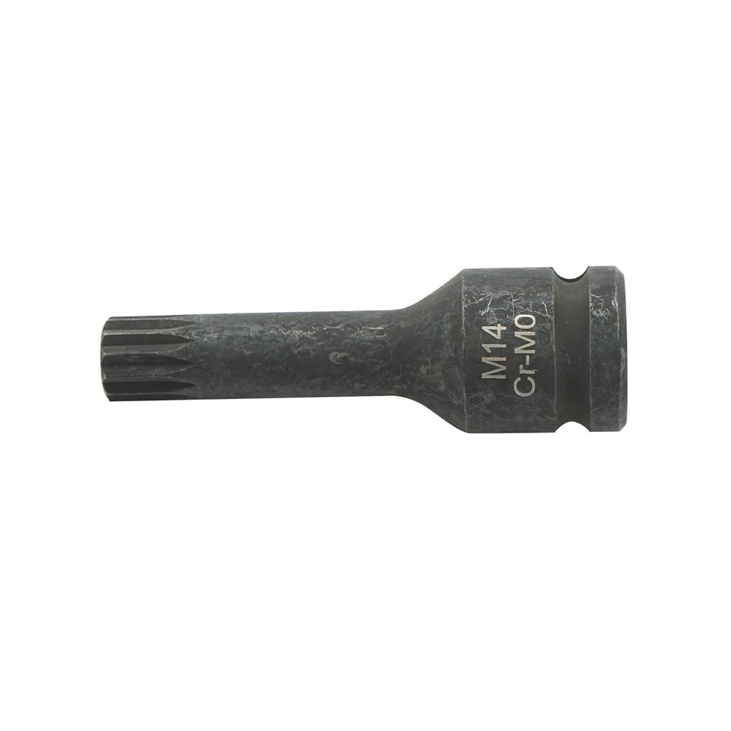 Cheie tubulara de impact spline M14, 78mm, patrat 1/2 inch Cr-Mo