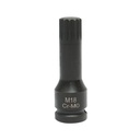 Cheie tubulara de impact spline M18, 78mm, patrat 1/2 inch Cr-Mo