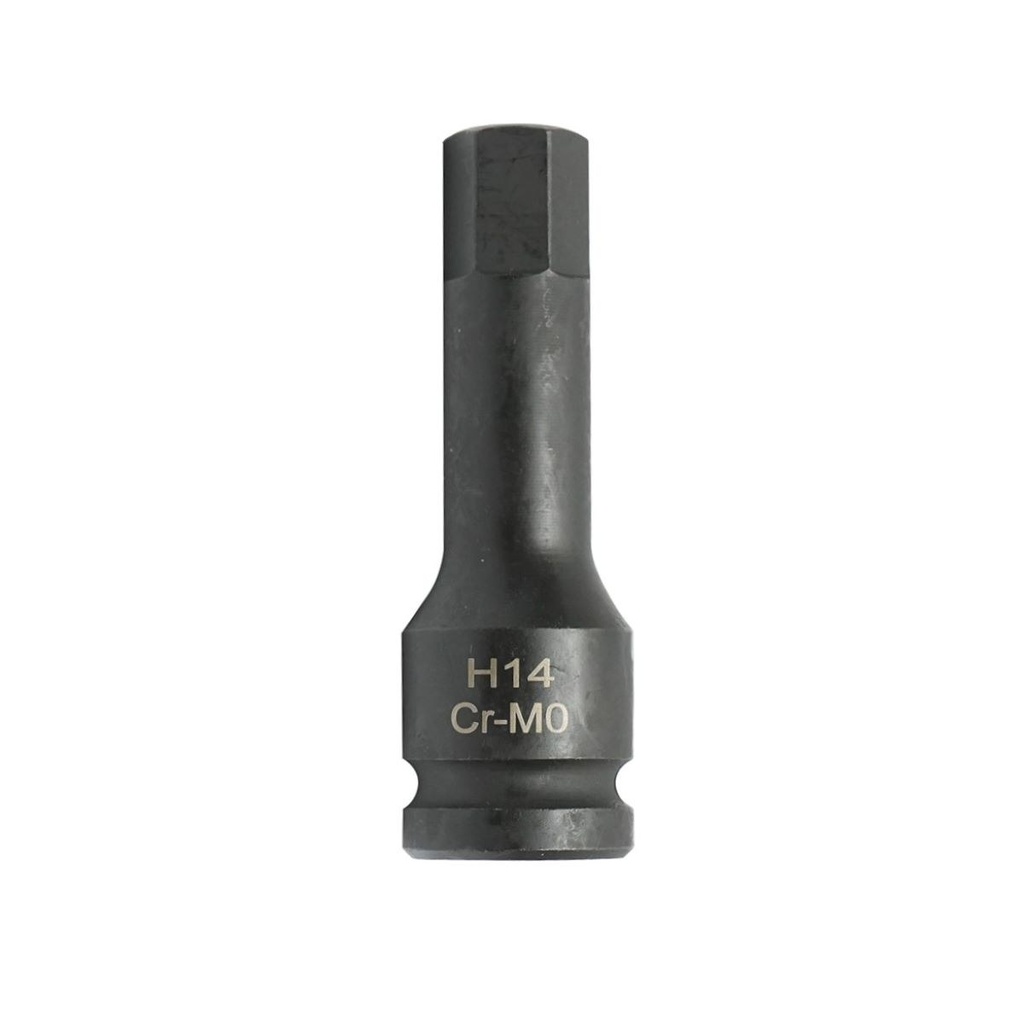 Cheie tubulara de impact hex H14, 78mm, patrat 1/2 inch Cr-Mo