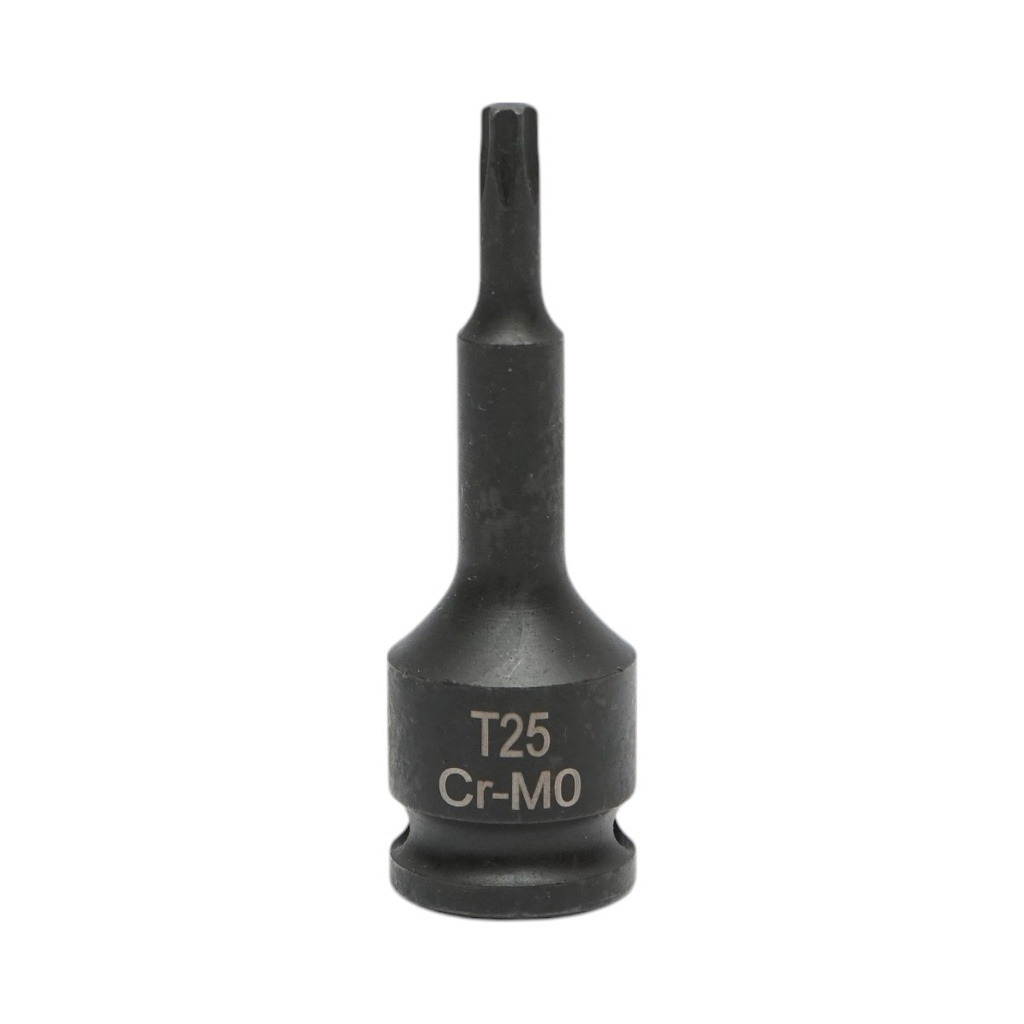 Cheie tubulara de impact torx T25, 60mm, patrat 3/8 inch Cr-Mo