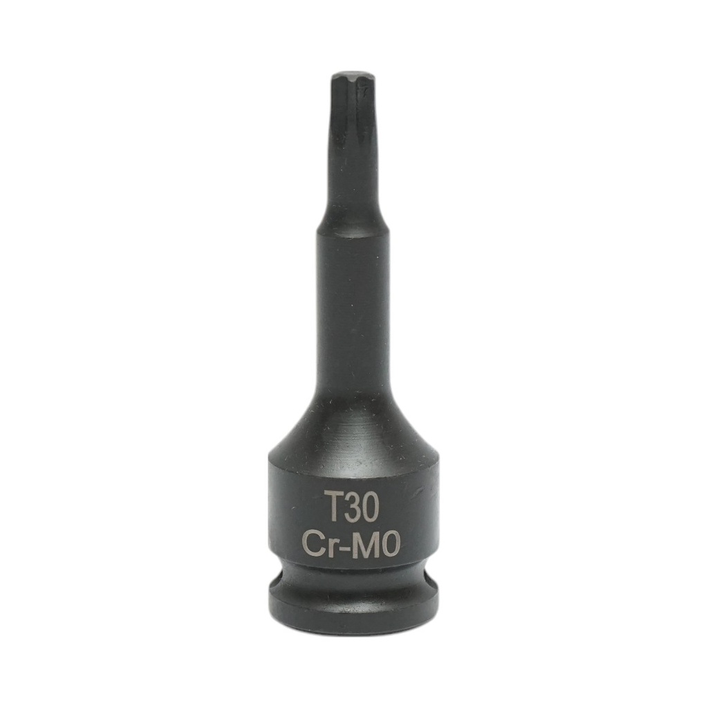 Cheie tubulara de impact torx T30, 60mm, patrat 3/8 inch Cr-Mo