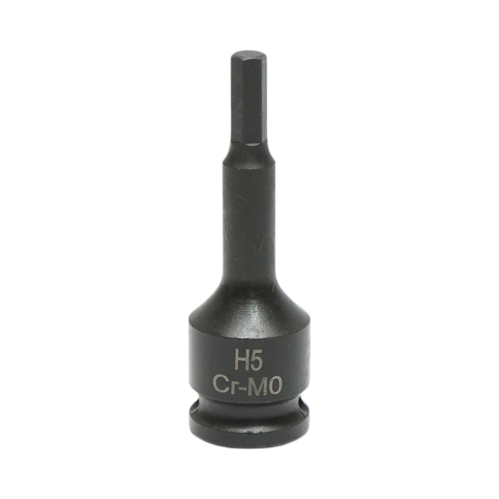 Cheie tubulara de impact hex H5, 60mm, patrat 3/8 inch Cr-Mo