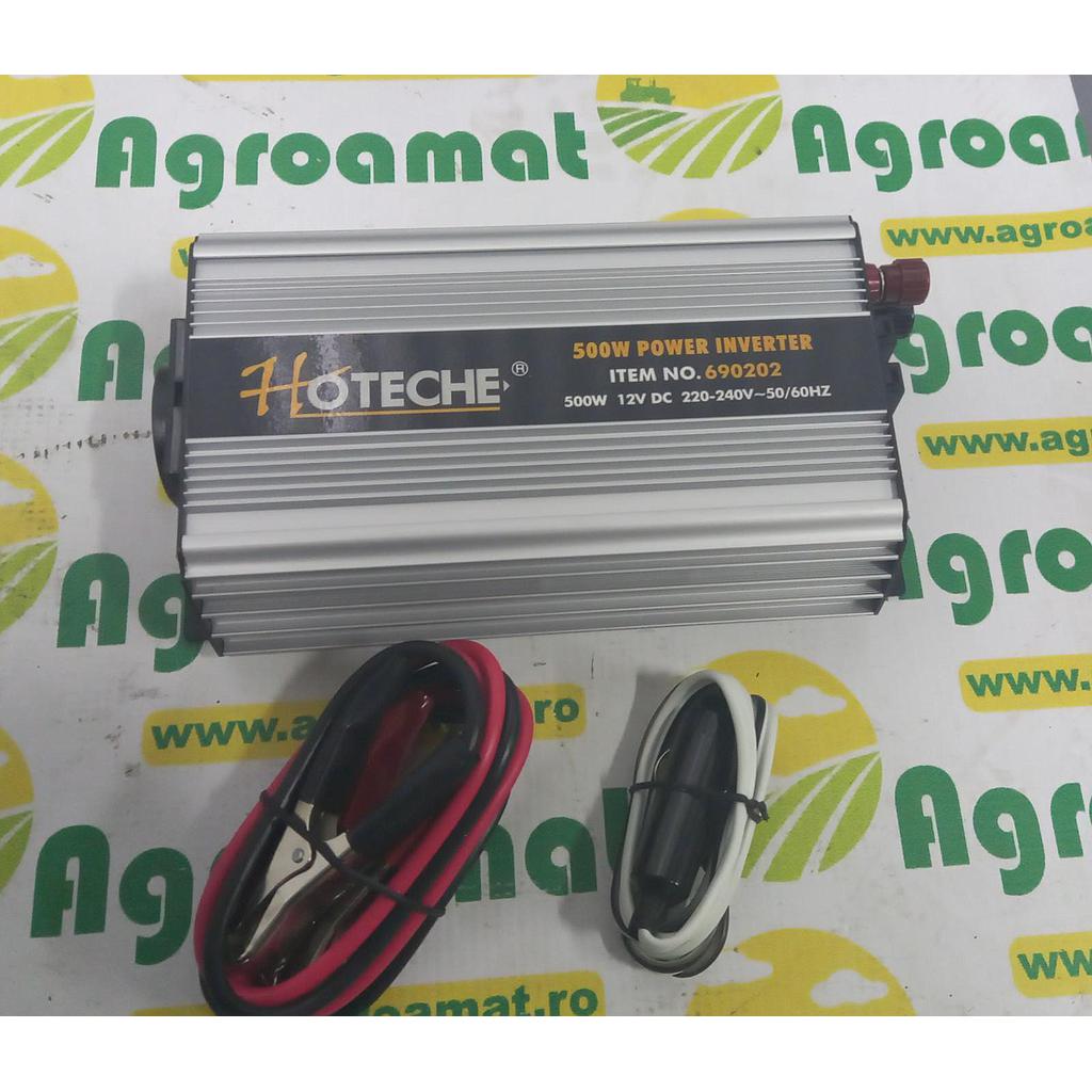 Invertor Tensiune Electrica 12V-220V/500W