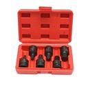 Trusa chei tubulare de impact hexagonale H6-H17, patrat 1/2 inch Cr-Mo 6 piese