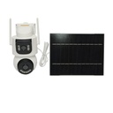 Camera supraveghere 4G, WIFI 2.4GHz cu panou solar 7.6W incarcare rapida, lentila duala 4MP, rotativa 360 PTZ cu senzor de miscare, detectie umana si aplicatie iCSee