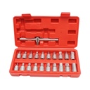 Trusa chei busoane baie ulei cu profil patrat, hex, torx 21 piese