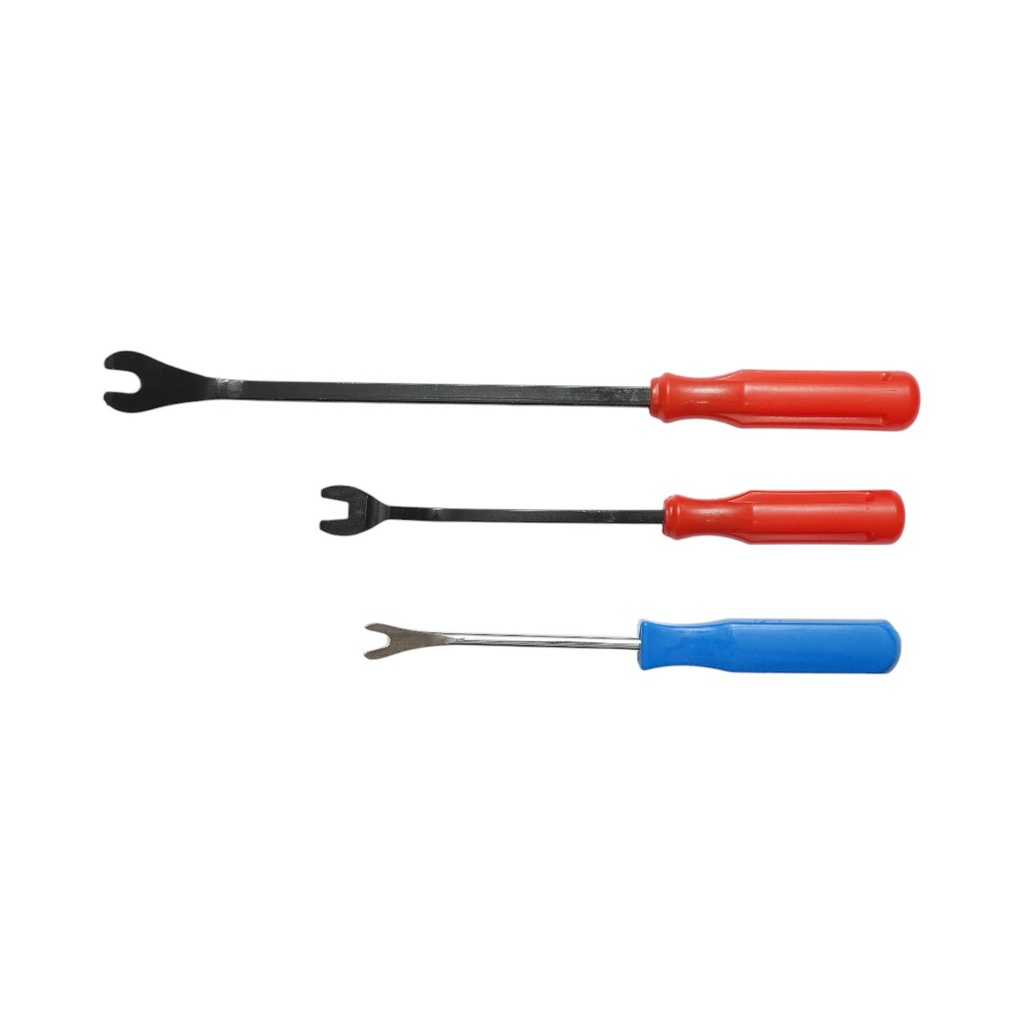 Set 3 dispozitive demontat tapiterie, ornamente, interoare auto