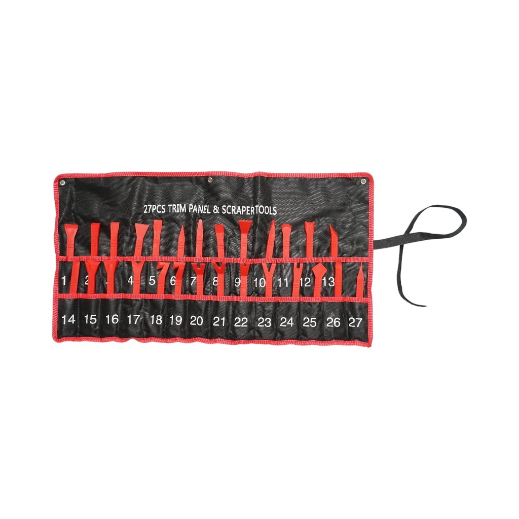 Trusa scule demontat clipsuri, ornamente si accesorii auto 27 piese