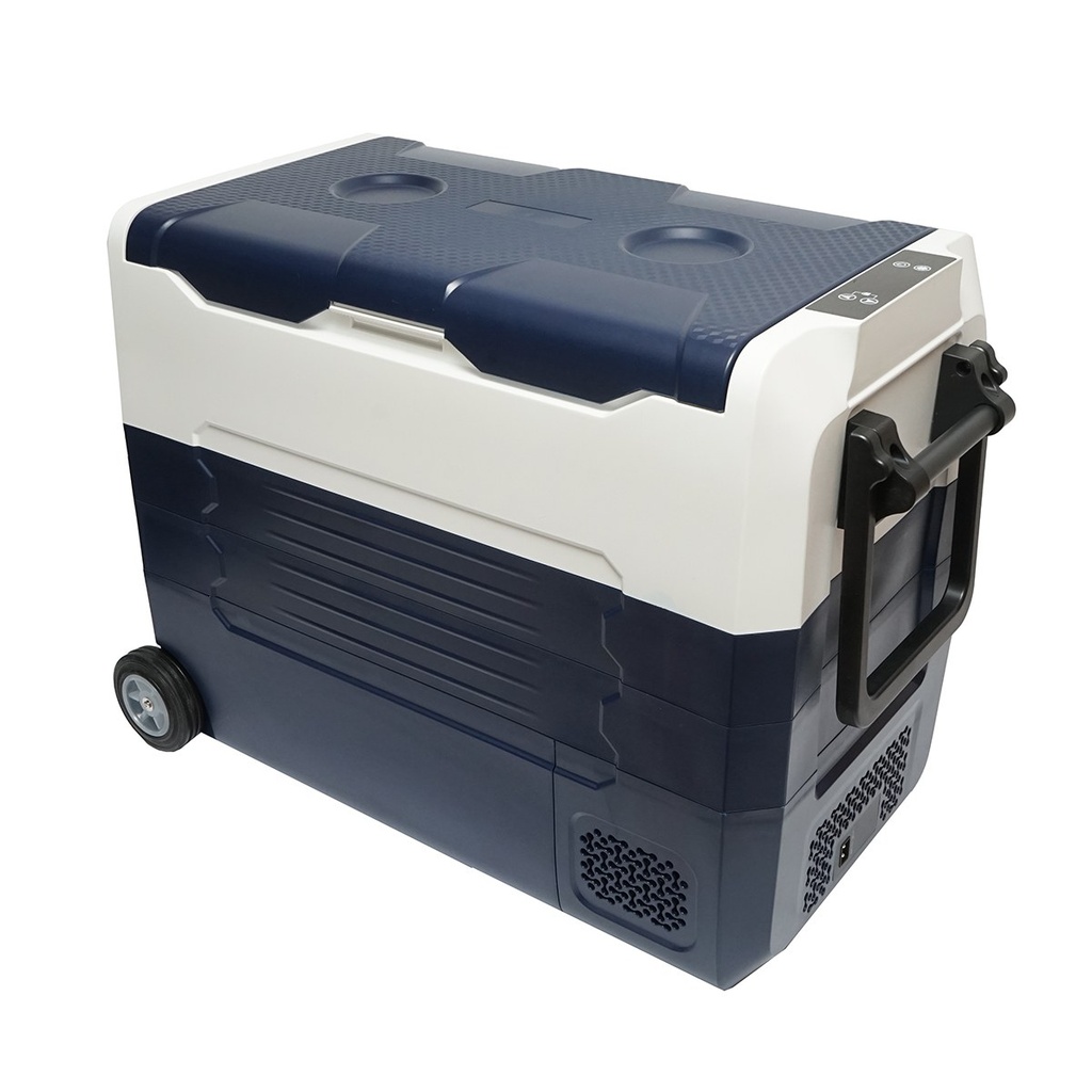 Frigider auto 52L cu compresor 12-24-220V, 45W tip troler 726x390x513mm