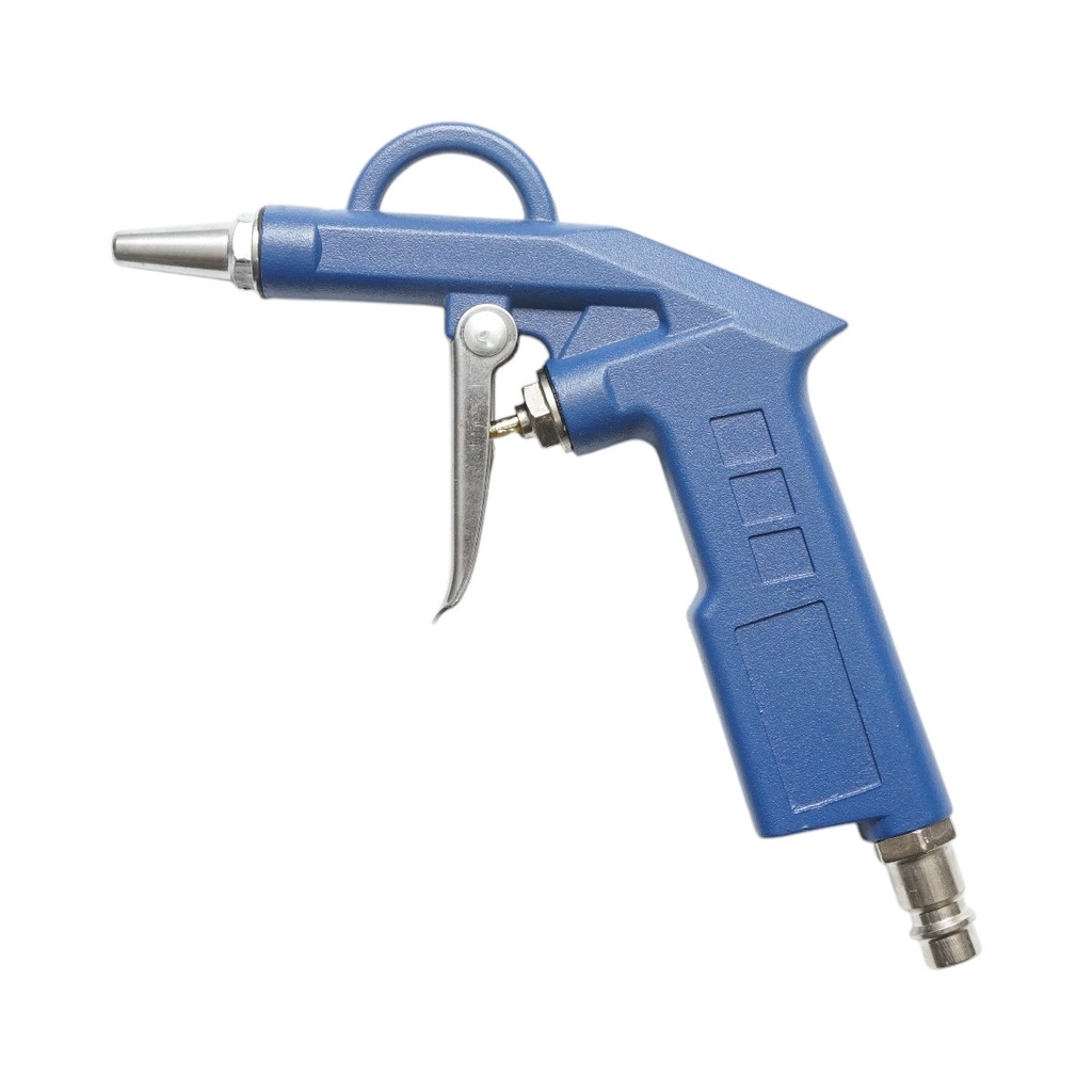 Pistol de suflat aer comprimat cu duza scurta 28mm albastru