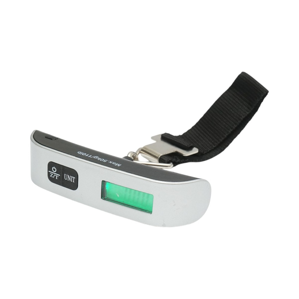 Cantar digital de mana portabil pentru bagaje 50 kg, afisaj LCD, functie TARA