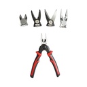 Set cleste patent multifunctional 5 in 1 cu foarfeca, taiere, sertizare, sfic, dezizolare cabluri