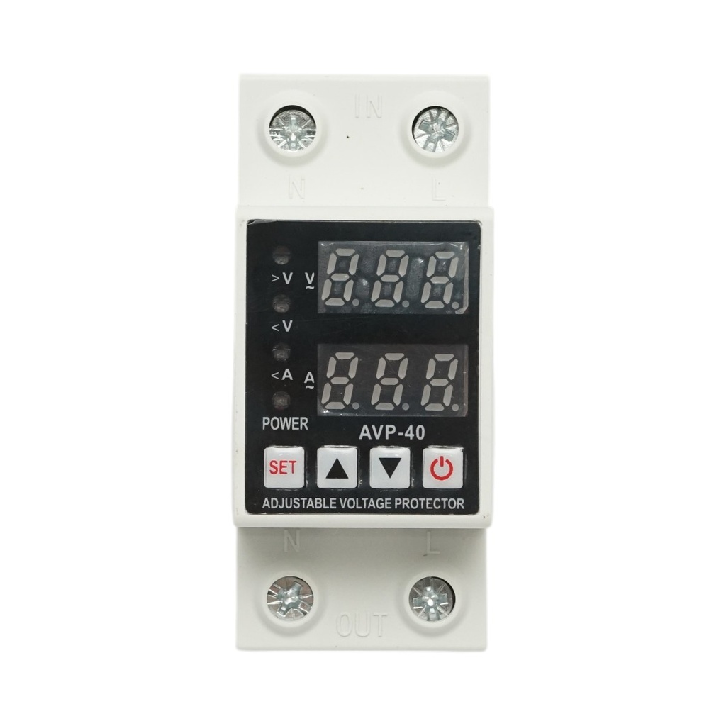 Releu digital 40A pentru monitorizare si protectie subtensiune, supratensiune 230V, AVP-40A Longroad
