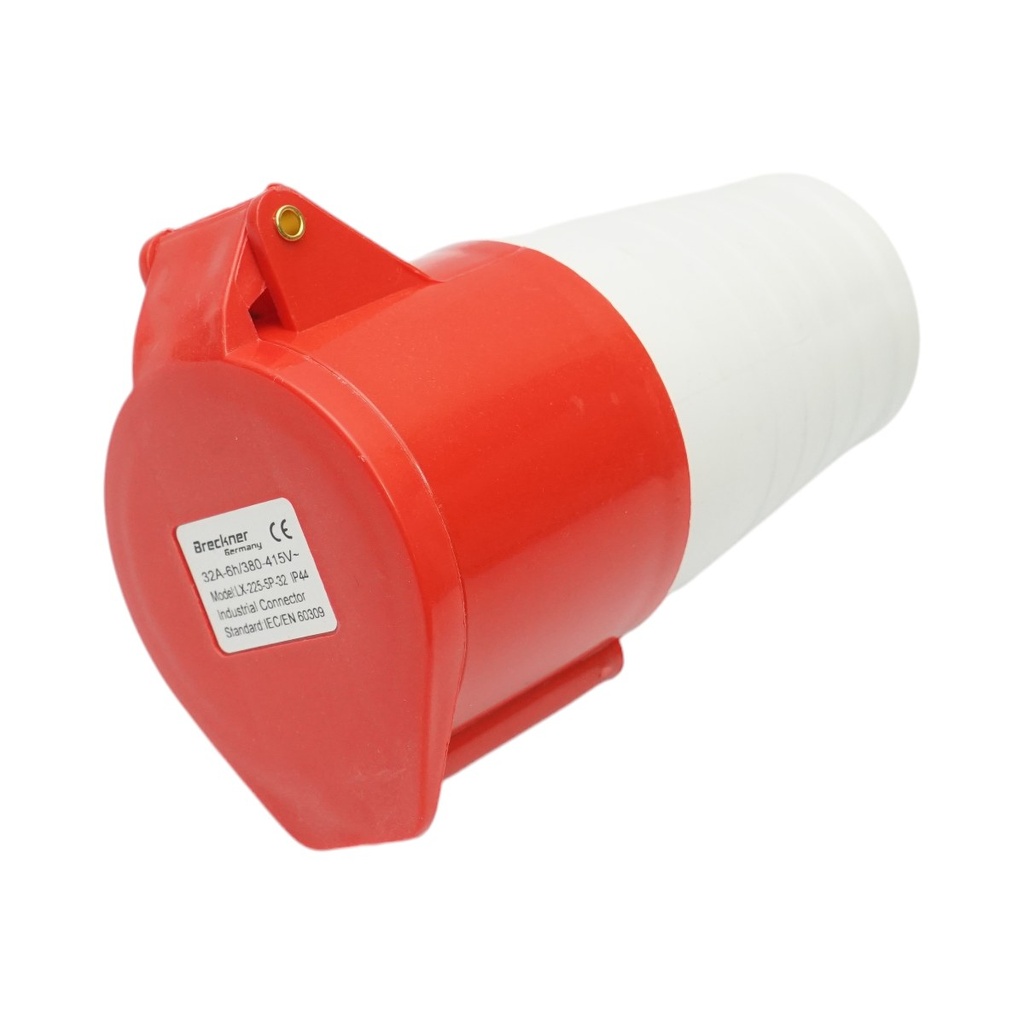 Priza industriala trifazica mobila 32A, 415V, IP44, 6H