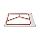 Matrita 270x200mm pentru aparat sigilat caserole cu 3 compartimente si dimensiunea de 225x175mm