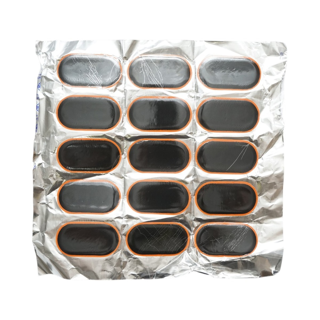 Petice vulcanizare ovale 41x76mm pentru camere de aer 15 buc/set Maruni made in Japan