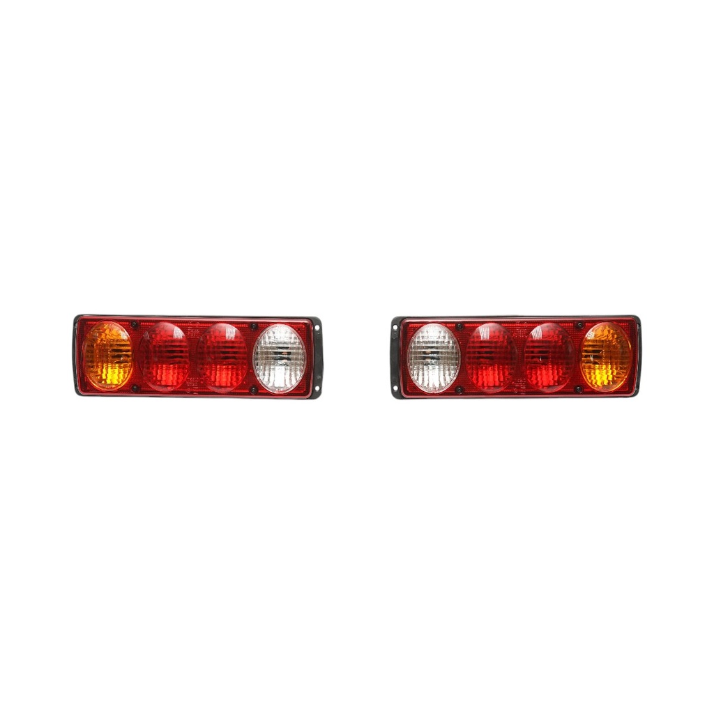 Set lampi spate universale 12/24V stanga-dreapta cu 4 functii 302x114x75mm