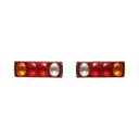 Set lampi spate universale 12/24V stanga-dreapta cu 4 functii 302x114x75mm