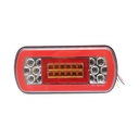 Lampa stop spate LED 12V dreptunghiulara 230x105x55mm
