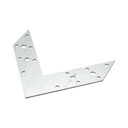 Element de imbinare colt 110x156x32mm, grosime 2mm, otel zincat