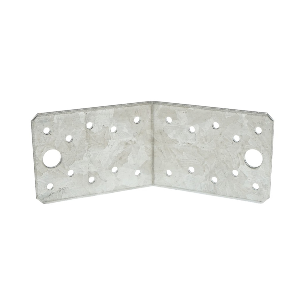 Element de imbinare 135° contra vantuirii 90x90x65mm, grosime 2.5mm, otel zincat