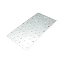 Placa perforata 120x240mm, grosime 2mm, otel zincat