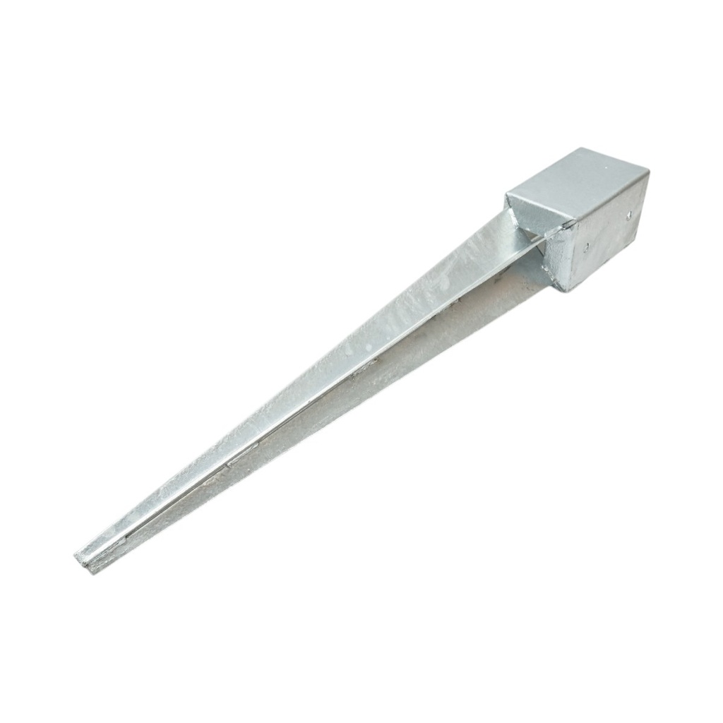 Suport stalp tip tarus 91x91x750mm, grosime 2mm, otel zincat