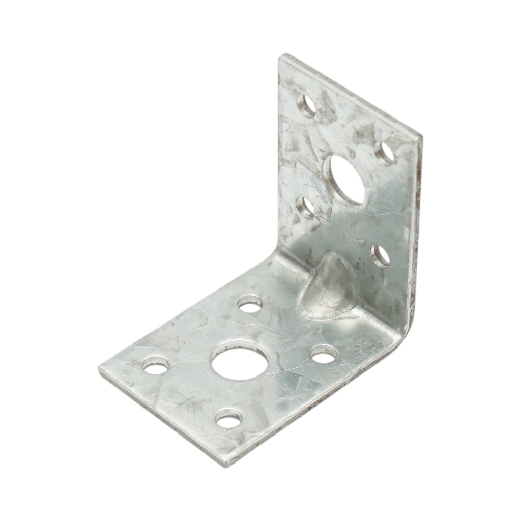 Vinclu de imbinare cu intaritura 50x50x35mm, grosime 2.5mm, otel zincat