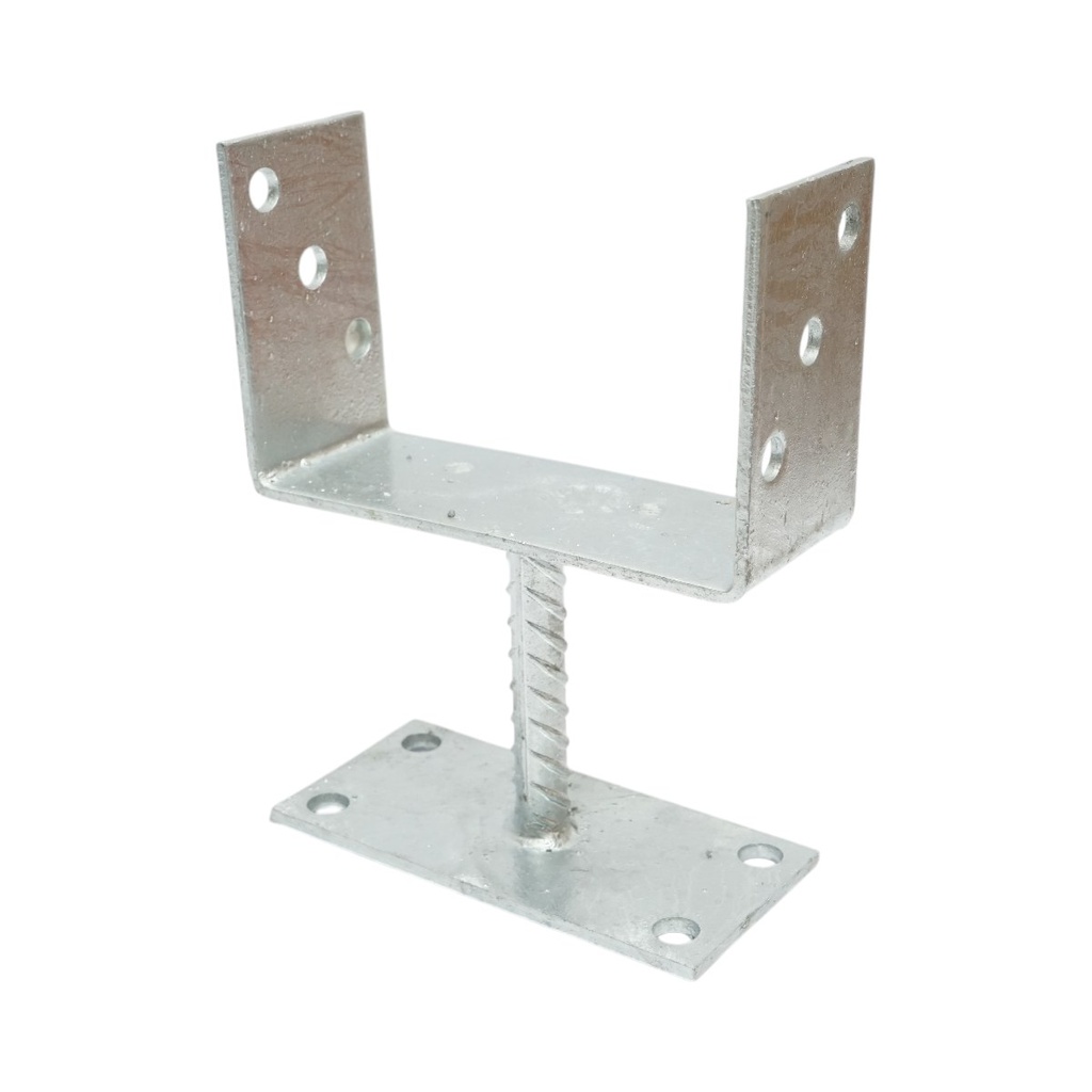 Papuc reazem cu talpa fixa 151x60x101mm, grosime 5mm, otel zincat
