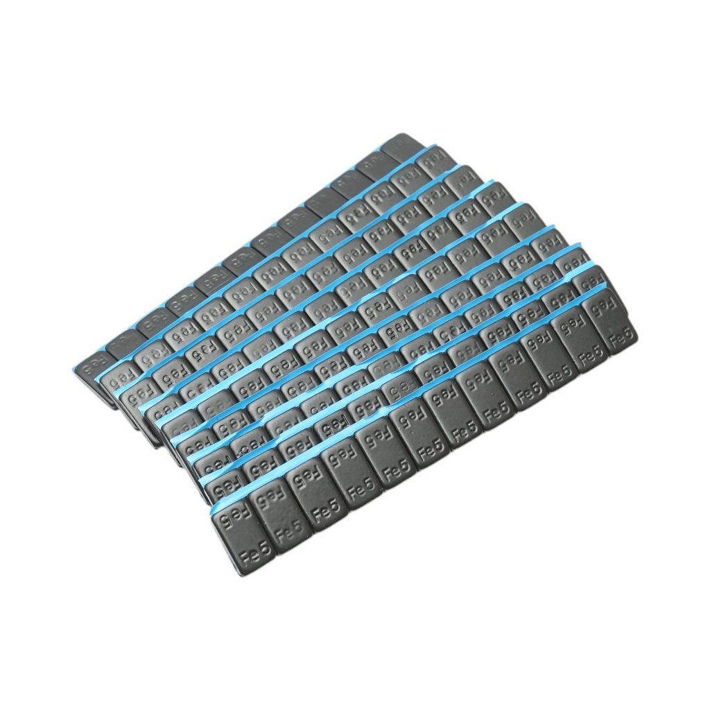 Contragreutati autoadezive negre echilibrare roti Fe 60g (5gx12 buc) 25 benzi/set