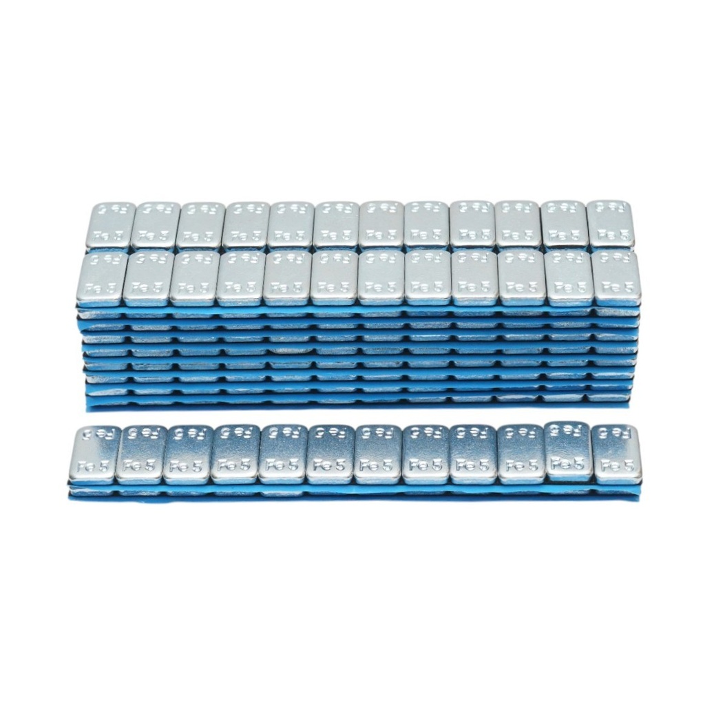 Contragreutati autoadezive zincate echilibrare roti Fe 60g (5gx12 buc) 100 benzi/cutie