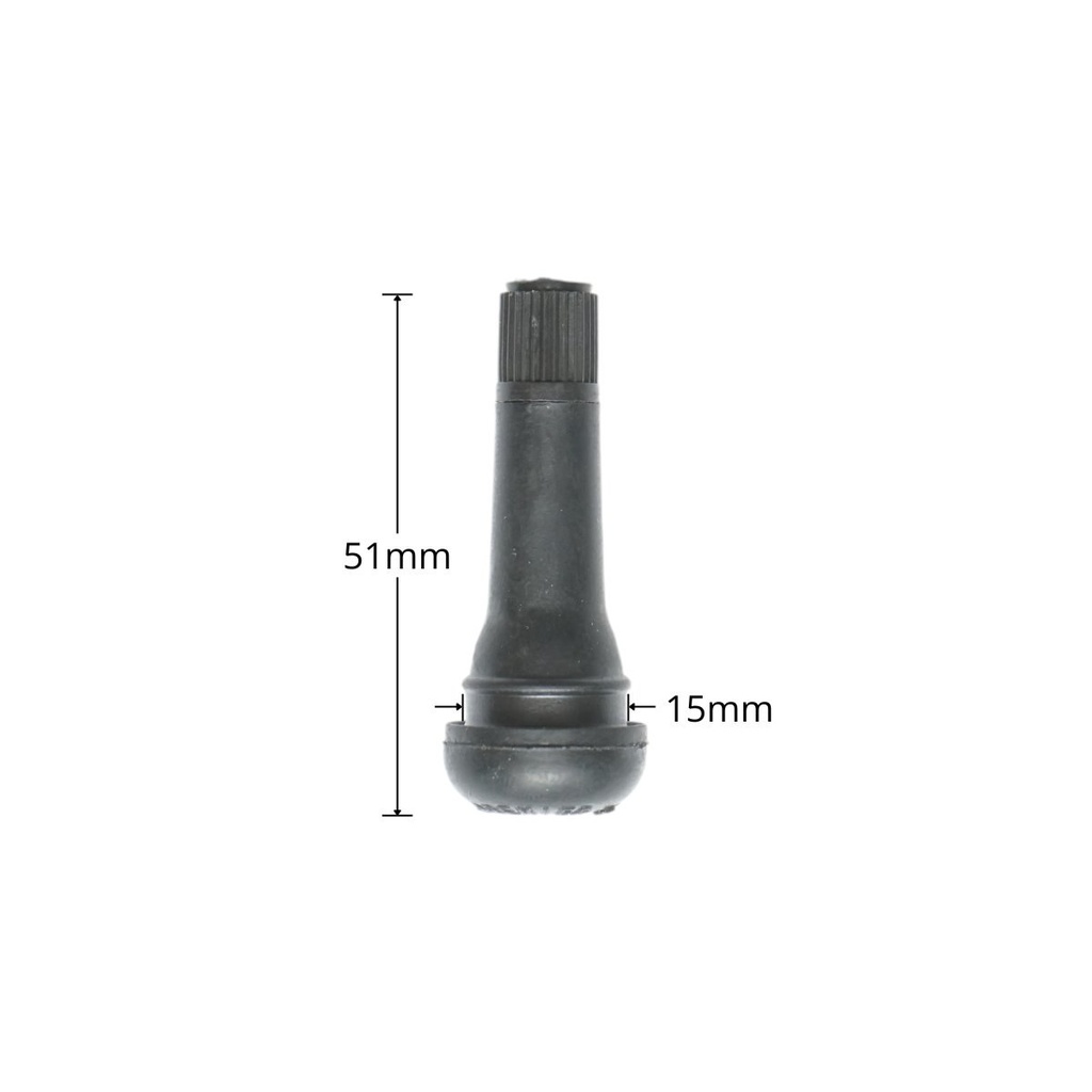 Valva roata tubeless EPDM cu insertie alama 51mm TR414
