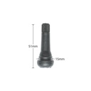 Valva roata tubeless EPDM cu insertie alama 51mm TR414