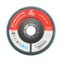 Disc lamelar abraziv cu zirconiu 125x22.23mm T29 R80 pentru slefuire, polizare metal si inox