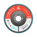 Disc lamelar abraziv cu zirconiu 125x22.23mm T29 R100 pentru slefuire, polizare metal si inox