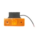 Lampa gabarit laterala dreapta LED 12-24V galbena cu suport 110x42x7mm