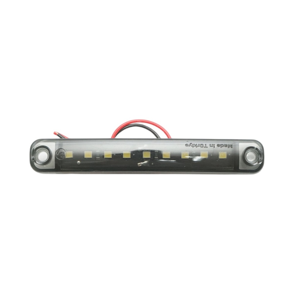 Lampa gabarit laterala slim LED 12-24V alb fumuriu 100x15x10mm FR0176