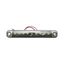 Lampa gabarit laterala slim LED 12-24V alb fumuriu 100x15x10mm FR0176