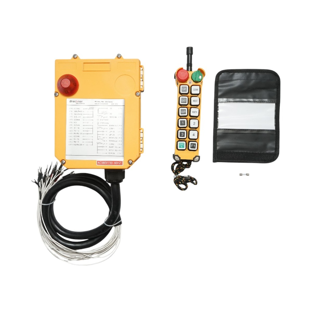Telecomanda industriala wireless 380V AC cu 12 butoane IP65