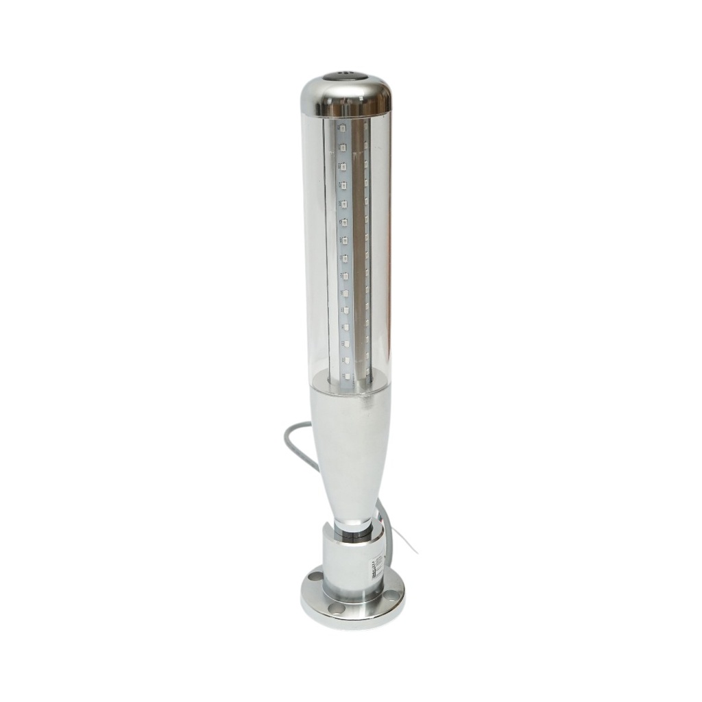 Coloana semnalizare LED 24V DC cu sirena rosie-verde-galbena IP65
