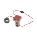 Indicator digital ampermetru LED rosu 0-100A, 220V/380V Ø 22mm