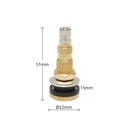 Valva agricola tubeless alama 51mm TR618A