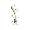 Valva roata camion tubeless metalica 65mm V3-20-5