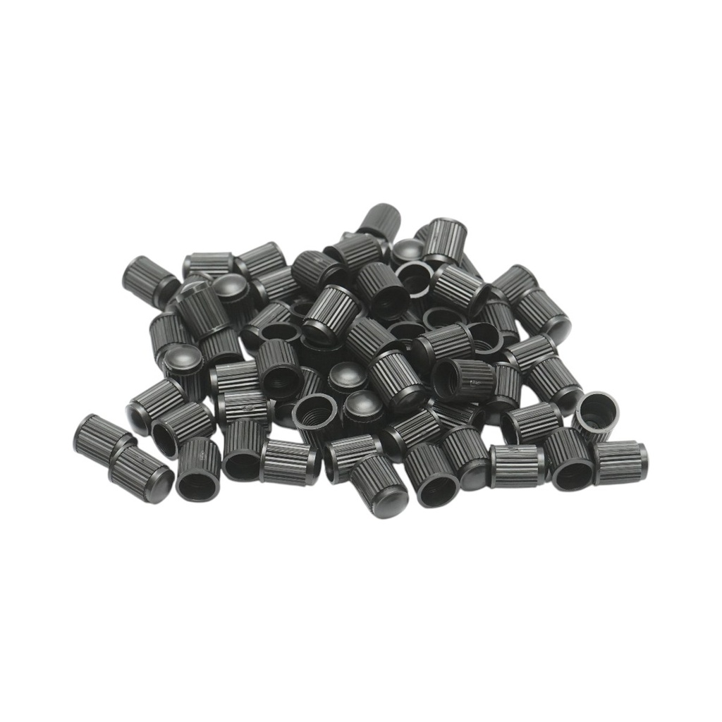 Capace valva ventil plastic negru 100 buc/set