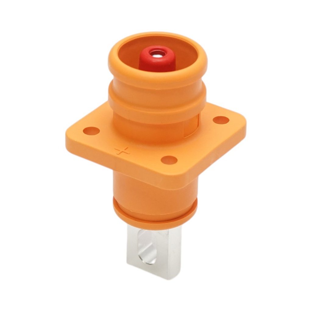 Conector baterie tata portocaliu 1500V/350A pentru cablu cupru 95mm² IP68 Leader