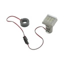Indicator digital ampermetru si voltmetru LED alb 0-100A/50-500V AC Ø 22mm